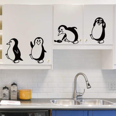 DTLIFEK penguin wall stickers on wall creating playful nursery art