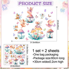 DTLIFEK Woodland-animals wall stickers fox-rabbit decor add playful woodland vibe to nursery.