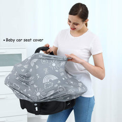 Dudeeghes carseat cover interior white lining for gentle touch.