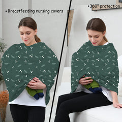 Dudeeghes infant stroller cover green highlights protective canopy during outings.