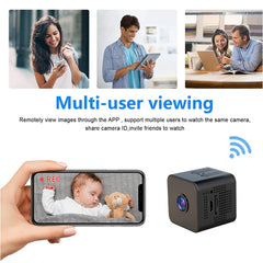 DUHPLL nanny camera night vision provides clear baby room viewing in low light.