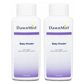 DawnMist Dukal baby powder bottle with cornstarch for gentle moisture absorption