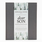 Duncan & Stone Baby Memory Book cover-grey, durable keepsake for family memories.