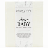 Duncan & Stone Pregnancy Prayer Journal Ivory cover with linen binding for lasting keepsake memories.