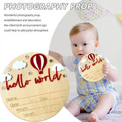 DUOJINSANXI birth sign wall decor suitable for nursery or hospital