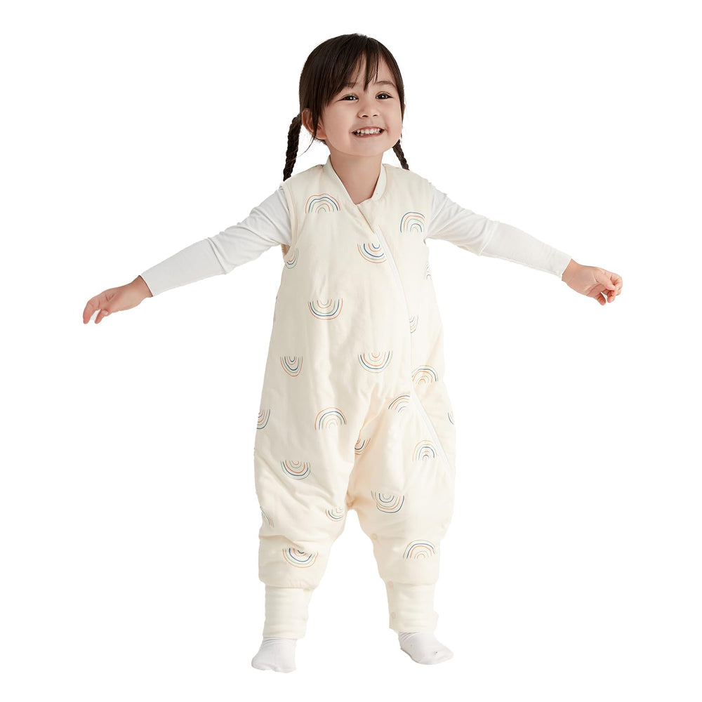 Duomiaomiao sleep sack front view delivers cozy warmth for winter nights and active toddlers.
