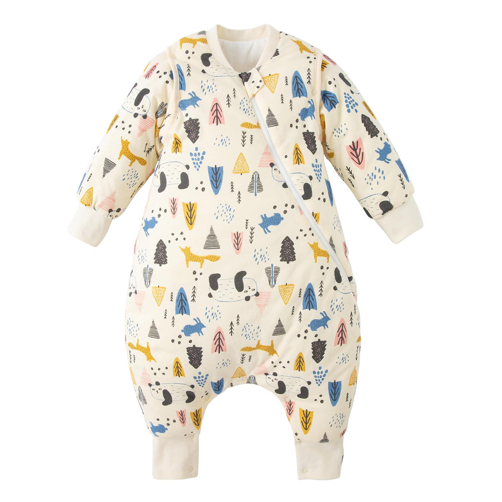 Duomiaomiao sleep sack with closed zipper for quick, safe nighttime dressing