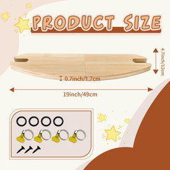 Duomilee footrest rubber rings pack enables easy setup and stability.