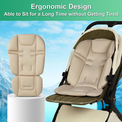 DUSHARKFUN liner provides a secure fit for durable stroller comfort