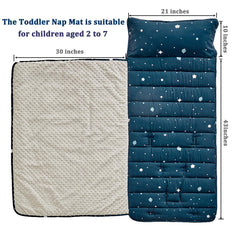 DuShow nap mat removable pillow shows adjustable comfort for nap-time setups