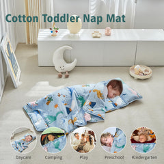 DuShow nap mat with removable pillow for adjustable comfort