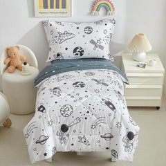 DuShow toddler bedding comforter with reversible design for versatile warmth
