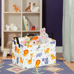 DUYIY rectangle gift storage basket collapsible design saves space when stored