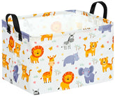 DUYIY rectangle gift storage basket front view shows sturdy organization potential