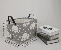 DUYIY rectangle storage basket in nursery scene for toy organization