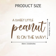 Dvehdbay Sweet Little Peanut arch backdrop decal creates playful photo-ready decor.