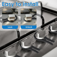 Dvvsav heat-resistant knob locks withstand up to 170°C during cooking.