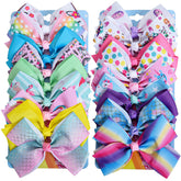 Dwenarry 18-pcs hair bows pack adds vibrant colors for daily outfits