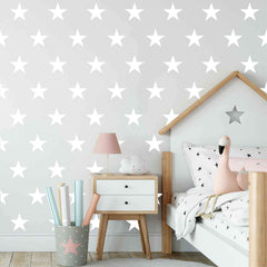 DXLING D399 star decals on furniture or door for playful room accents.