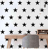DXLING stars wall decals close-up; durable, waterproof vinyl for kids' rooms.