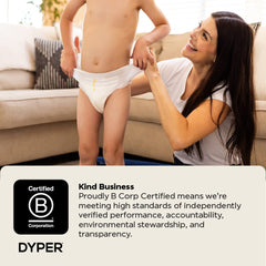 DYPER 3T-4T pants with easy-on/off design supports independent potty time