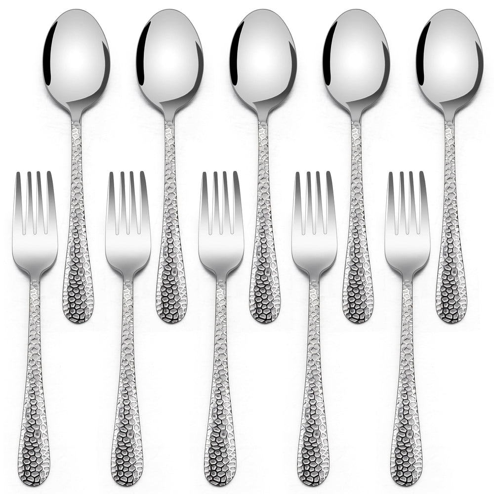 The e-far toddler utensils set assembled shows durable, kid-friendly self-feeding silverware.