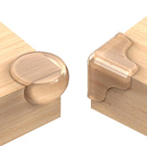 E-PRONSE corner protector pack shows setup for easy baby-proofing and quick installation.