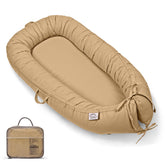 EAQ Baby Lounger safety certifications visible for confident newborn lounging