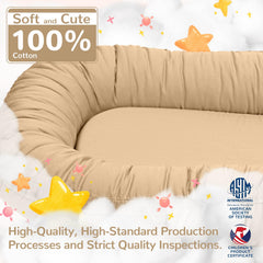 EAQ Baby Lounger thick mattress enhances comfort during rest or tummy time