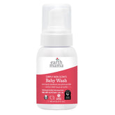 Earth Mama Sweet Orange Baby Wash foamer pump for gentle hand and body cleansing