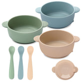 Eascrozn baby bowls set3 suction base for mess-free meals at home
