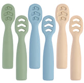 Eascrozn baby spoons stage-1-pureed-feeding for gentle puree feeding and teether comfort