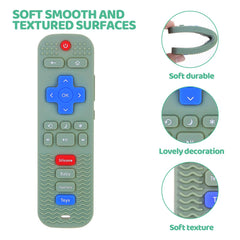 Eascrozn BPA-free teething toy pack made of safe silicone.