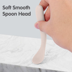 Eascrozn BPA-free silicone spoon ensures safe feeding without fillers.