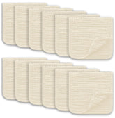Ease Cubs muslin burp cloths ivory 20x10 soft baby care for delicate skin.