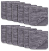 Ease Cubs muslin burp cloths soft closeup showing gentle baby skin comfort.