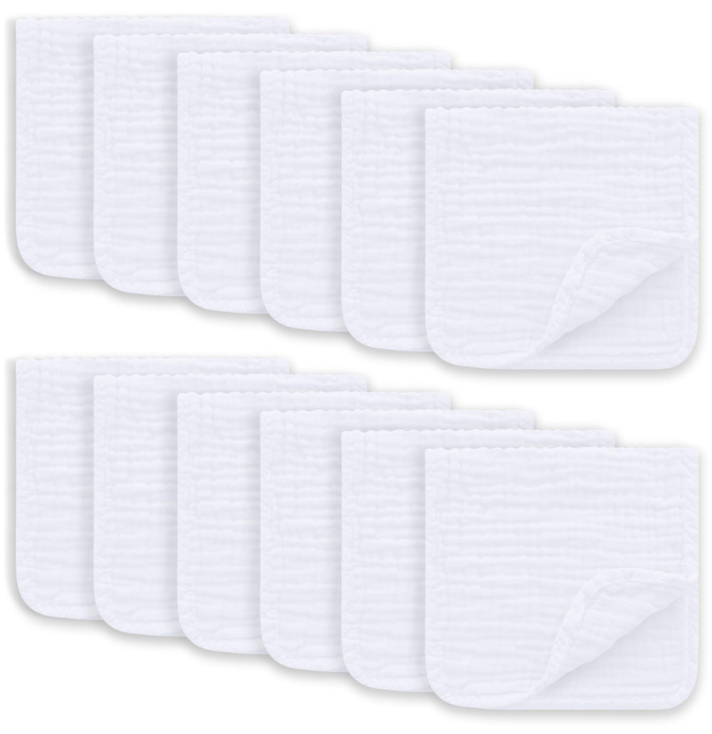 Ease Cubs muslin burp cloths soft-closeup highlights cozy fabric for newborn comfort.