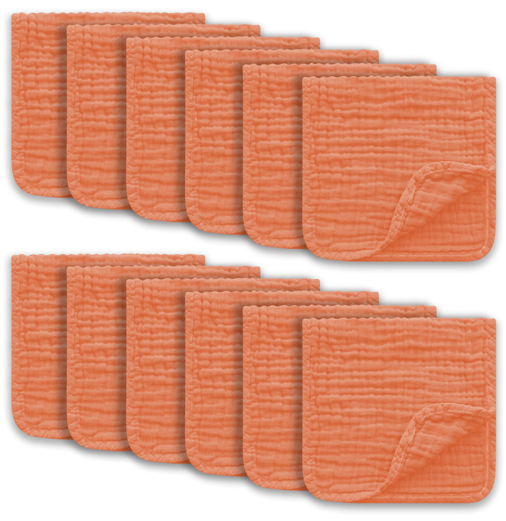 Ease Cubs Muslin Burp Cloths soft touch fabric for gentle baby skin protection.