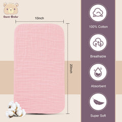 Ease Cubs muslin cotton closeup shows gentle texture for delicate baby skin.