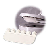 EASICOZI urine deflector front view blocks splashes for a cleaner bathroom.