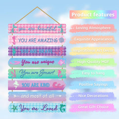 Easozoom butterfly boho wall sign provides pastel charm for princess rooms.