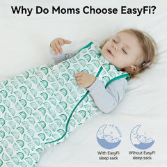 EasyFi bamboo sleep sack safety features protect baby’s face during sleep