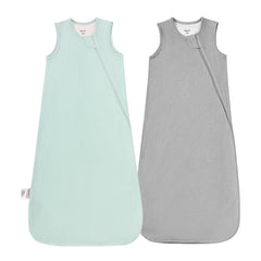 EasyFi Supersoft bamboo sleep sack fabric close-up highlighting silky-soft, breathable bamboo for all-season comfort