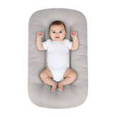 EASYFORALL baby lounger grey cover — soft breathable fabric for comfy nap or play
