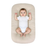 EASYFORALL baby lounger in livid cotton offers soft, breathable comfort for newborns.