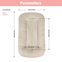 EASYFORALL baby lounger is travel-friendly and lightweight for moving between rooms.