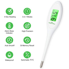 Easy@Home EMT-A12 large display for quick readings on adults and kids.
