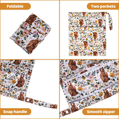 eaxin waterproof fabric closeup shows durable coating for mess-free storage