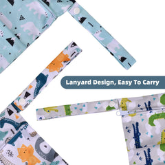 eaxin wet dry bag featuring polar bear design stores wet swimsuits safely.