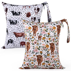 eaxin wet-dry bag two pockets open keeps wet and dry items separated for easy access